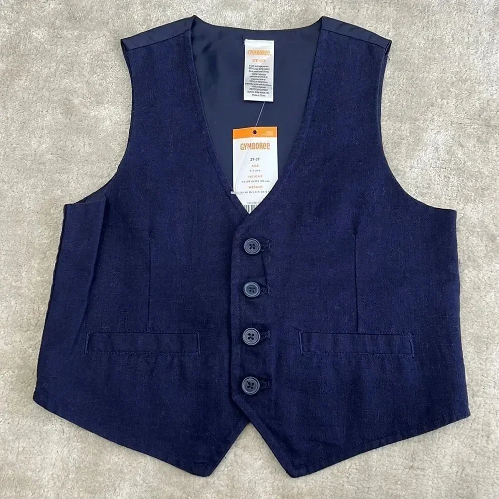 Gymboree boys suit vest size 2T-3T NWT